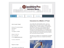 Tablet Screenshot of discoveryins.com